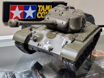 Tamiya 1/16 M26 Pershing Tank 56016 "FOR PARTS ONLY NO ELECTRONIC" - Image 1 of 4