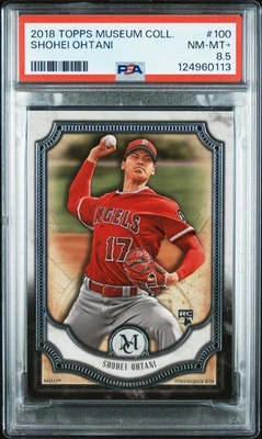 2018 Topps Museum Collection Shohei Ohtani #100 PSA 8.5 Rookie RC - Image 1 of 2