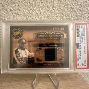 2008 press pass legends dale earnhardt Race Used Tire /199 PSA 7 - Picture 1 of 2