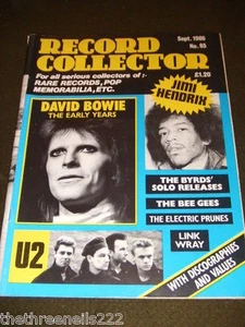 RECORD COLLECTOR #85 - THE BEE GEES - LINK WRAY - SEPT 1986  - Picture 1 of 1