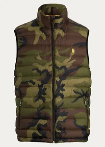 Totalmente Nuevo Para Hombre Polo Ralph Lauren Empaquetable Camuflaje Plumón Chaqueta S $170 - Imagen 1 de 3