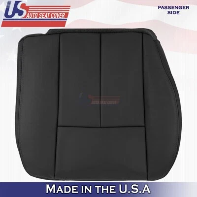 Cubierta de asiento inferior de cuero negra para GMC Envoy 2005 2006 2007 2008 2009 para pasajero Foto 1 de 4