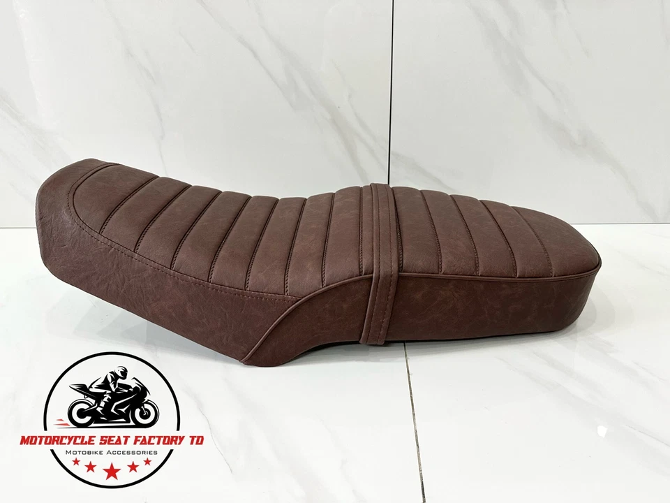 Asiento de moto 27" Honda CM400 A C T 1978-1981 CM450C 1981-1982. Metal Pan negro Foto 1 de 4