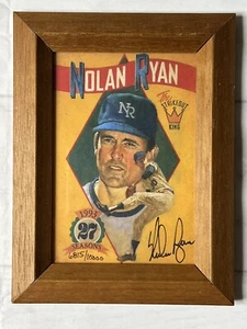 Nolan Ryan "The Strikout King" Number "6815 of 10000" 1993 27 Seasons Framed Pic - Picture 1 of 1