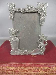 vintage silver plated fairy photo frame pretty - Picture 1 of 7