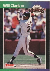 FREE SHIPPING-MINT-1989 Donruss #249 Will Clark GIANTS -PLUS BONUS CARDS - Picture 1 of 1