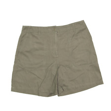 JONES NEW YORK SPORT Chino Shorts Green Regular Womens M W32