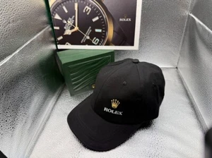 *** Rolex Jet Black Golf / Tennis / Mütze 100% Cotton Twill / True Fit *** - Bild 1 von 11