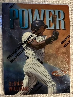 1997 Topps Finest Baseball Power #45 Bernie Williams Yankees - Film Still Entact - Image 1 of 2