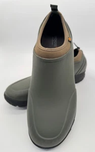 Zapatos impermeables Bogs Sauvie Slip On II para hombre talla 14 verde oliva 7067 - Imagen 1 de 7