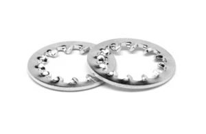 #10 Internal Tooth Lockwasher Low Carbon Steel Zinc Plated - Picture 1 of 1