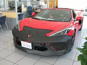 Colgan Front End Mask Bra 2pc. Fits 2020-25 Chevy Corvette Stingray W/Lic&CAMERA - Picture 1 of 1