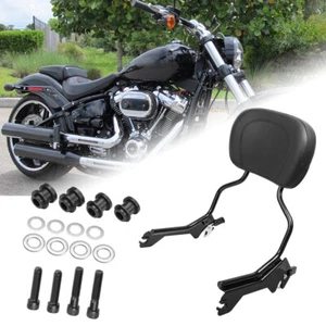 Detachable Sissy Bar Upright Backrest w/Pad For Harley Softail Fat Boy FXBRS 18+ - Picture 1 of 8