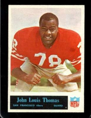 1965 PHILADELPHIA #181 JOHN THOMAS EXMT (RC) 49ERS *X33072 - Image 1 of 2