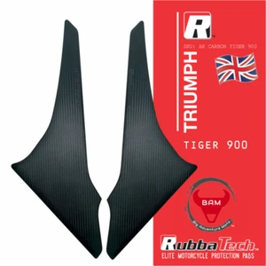RubbaTech Knee pads for Triumph Tiger 900 motorcycles - Picture 1 of 7
