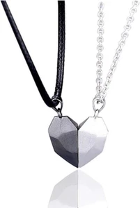Dos Almas De Un Corazón Collares Colgantes Para Pareja Deseando Piedra Creativa - Imagen 1 de 1