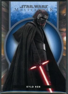 2022 Topps Star Wars Obra Maestra Azul Paralelo 18 Kylo Ren - Imagen 1 de 2