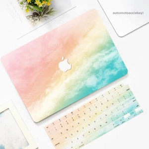 Bunte Wasserwolke Matt Hülle für Macbook M4 Air 13 15 Pro 14 16 11 12 Zoll - Bild 1 von 19
