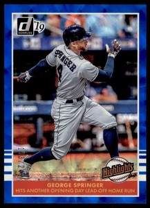 George Springer 2018 Donruss Artist Proof /249 #H6 Houston Astros