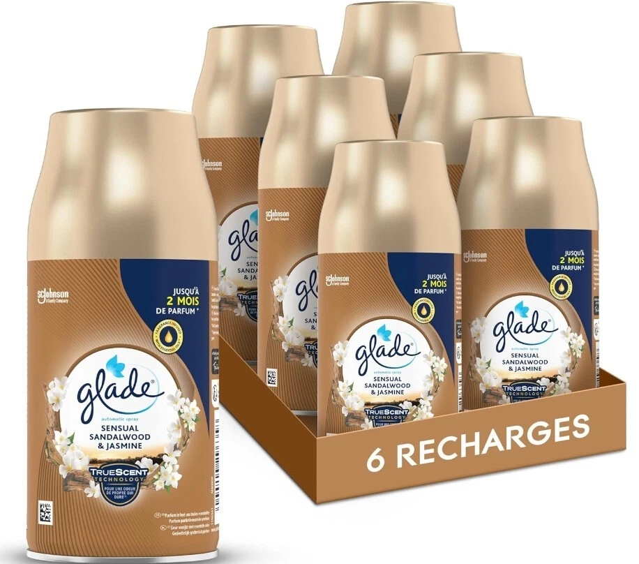 Glade Automatic Spray Ricarica, Fragranza sensual sandalwood & Jasmine 6 pezzi - Immagine 1 di 1