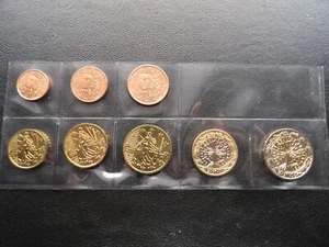 France 2000 coin set 1 cents 2 euro 3,88 euro UNC - Picture 1 of 6