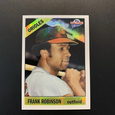 2003 Topps All-Time Fan Favorites Refractor /299 Frank Robinson #86 HOF - Image 1 of 2