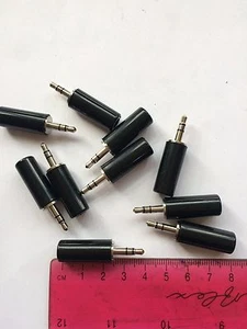 3.5mm stereo jack plug insulated 25pcs £6.70 free P/P Z983 - Picture 1 of 1