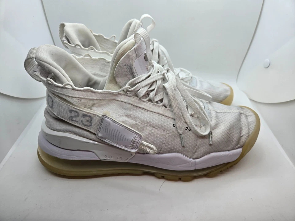 Jordan Proto Max 720 Zapatos Para Hombre 9.5 Platino Puro Blanco Atlético Gimnasio Tenis Foto 1 de 4