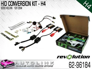 REVOLUTION HID CONVERSION KIT H4 12V HIGH / LOW WITH SLIM BALLASTS 62-96184 - Picture 1 of 2