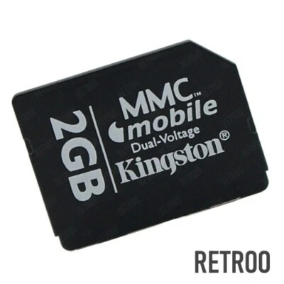 Kingston MultiMedia Card 2GB MMC-Mobile Memory Card Dual Voltage Phone MMCM2GB - Image 1 of 2