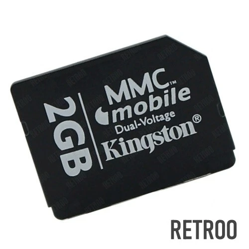 Kingston MultiMedia Card 2GB MMC-Mobile Memory Card Dual Voltage Phone MMCM2GB - Image 1 of 2