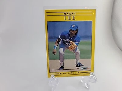 1991 Fleer #179 Manny Lee Toronto Blue Jays  - Image 1 of 4