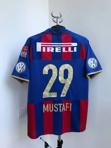 FC BASEL 1893 2008 2009 MATCH WORN ISSUE JERSEY FOOTBALL SHIRT NIKE MUSTAFI #29 Cover