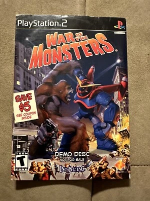 War Of The Monsters (Playstation 2 PS2 DEMO Disc) Complete - Image 1 of 3