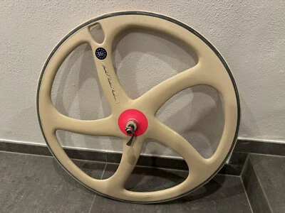 vintage PETERHOF 5 spoke aero front wheel 700c time trial lo pro Takhion CKTB - Bild 1 von 2