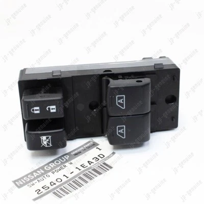 OEM Genuine NISSAN 370Z 25401-1EA3D Front Left Door Power Window Switch Assembly Foto 1 de 4