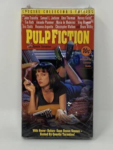 Pulp Fiction (VHS) (Special Collectors Edition) (Sealed) BRAND NEW STOCK 7197 - Picture 1 of 8