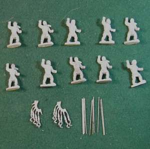 10 Hellenistic Scythians, Homeric Hack, RAFM, 25mm Vintage Lead - Picture 1 of 2