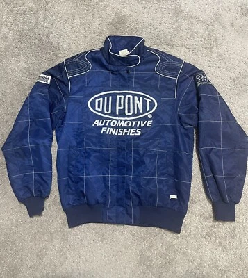 Chaqueta DuPont grande Chase auténtica vintage años 90 Jeff Gordon #24 NASCAR para mujer Foto 1 de 4