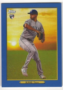 Brock Burke 2020 Topps Series 2 Turkey Red insert Blue parallel #d 23/50 Rangers - Picture 1 of 2