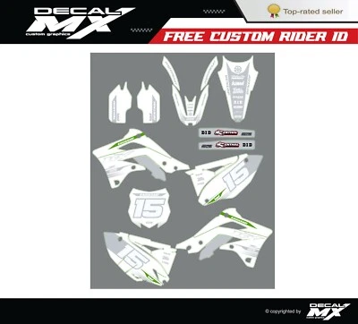 Fits Kawasaki KX450F 2013, 2014, 2015 kxf450 graphic kit decals stickers kxf kx - Image 1 of 2