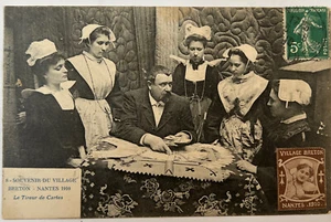 Cpa - Nantes 1910 - Le tireur de cartes - Bild 1 von 2
