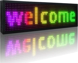 P10 (26 * 7) Scrollendes LED-Schild programmierbare Outdoor Digital Schilder für Unternehmen E - Bild 1 von 6