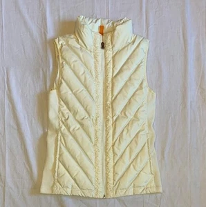 Lucy Puffer Vest Ivory White Down Filled Quilted Women's Size XS - Picture 1 of 7