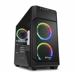 ATX Semi-tower Box Sharkoon V1000 RGB Black - Photo 1/1