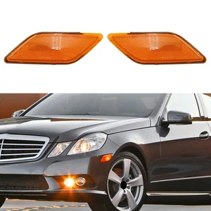 1 Pair Front Side Marker Lights For Benz W212 E-Class 4-Door E300 E350 2010-2013 - Picture 1 of 11