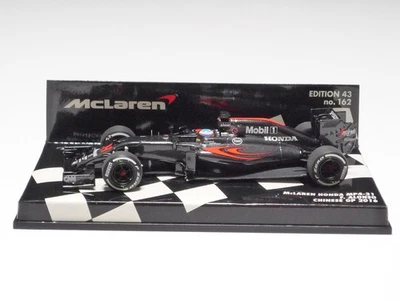 MINICHAMPS 1:43 McLAREN HONDA MP4-31 F. ALONSO CHINESE GP 2016 MC#162 - Image 1 of 4