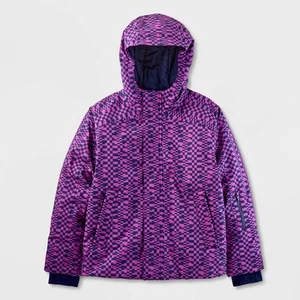 Kids' Abstract Anorak Jacket - All In Motion Purple M - Picture 1 of 3