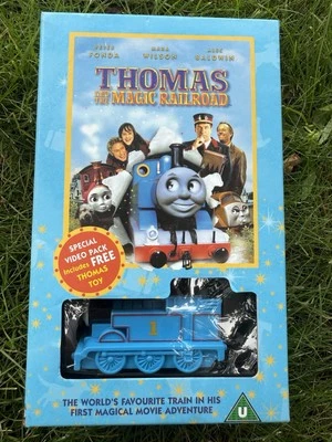 Vintage THOMAS AND THE MAGIC RAILROAD VHS Film 2000 with Original Thomas Toy - Image 1 of 4