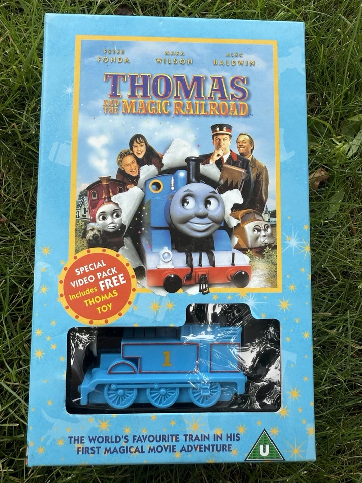 Vintage THOMAS AND THE MAGIC RAILROAD VHS Film 2000 with Original Thomas Toy - Image 1 of 4